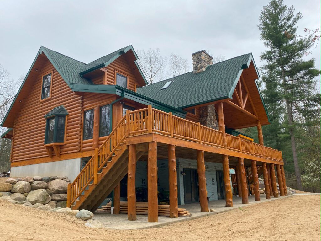 Log Home Interior Log Home Kit.